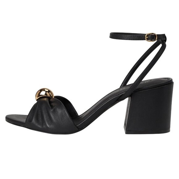 Steve Madden Womens Caden Heeled Sandal CADE07S1 Black Leather 9M - Picture 10 of 13